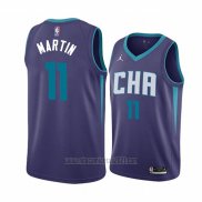 Camiseta Charlotte Hornets Cody Martin #11 Statement Edition Violeta