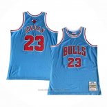 Camiseta Chicago Bulls Michael Jordan #23 Mitchell & Ness 1997-98 Azul