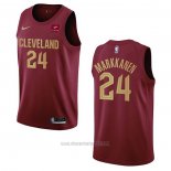 Camiseta Cleveland Cavaliers Lauri Markkanen #24 Icon 2022-23 Rojo