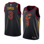 Camiseta Cleveland Cavaliers Marquese Chriss #3 Statement 2018 Negro