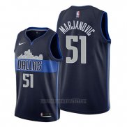 Camiseta Dallas Mavericks Boban Marjanovic #51 Statement Azul