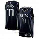 Camiseta Dallas Mavericks Luka Doncic #77 Select Series Negro