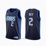 Camiseta Dallas Mavericks Tyler Bey #2 Earned 2020-21 Azul