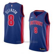 Camiseta Detroit Pistons Henry Ellenson #8 Icon 2018 Azul