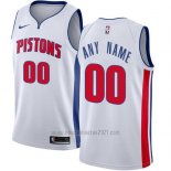 Camiseta Detroit Pistons Personalizada 17-18 Blanco