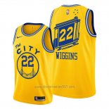 Camiseta Golden State Warriors Andrew Wiggins #22 Classic 2019-20 Amarillo