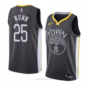 Camiseta Golden State Warriors Kendrick Nunn #25 Statement 2018 Negro