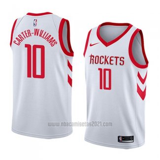 Camiseta Houston Rockets Michael Carter-williams #10 Association 2018 Blanco