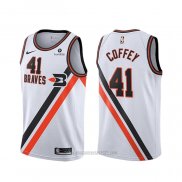 Camiseta Los Angeles Clippers Amir Coffey #41 Classic Edition 2019-20 Blanco