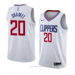 Camiseta Los Angeles Clippers Landry Shamet #20 Association 2018 Blanco