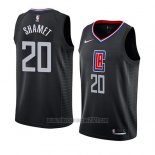 Camiseta Los Angeles Clippers Landry Shamet #20 Statement 2019 Negro