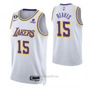 Camiseta Los Angeles Lakers Austin Reaves #15 Association 2022-23 Blanco