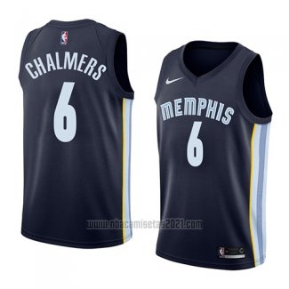 Camiseta Memphis Grizzlies Mario Chalmers #6 Icon 2018 Azul