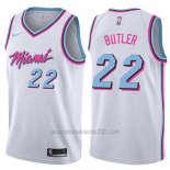 Camiseta Miami Heat Jimmy Butler #22 Ciudad 2019 Blanco