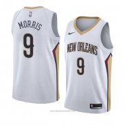 Camiseta New Orleans Pelicans Darius Morris #9 Association 2018 Blanco