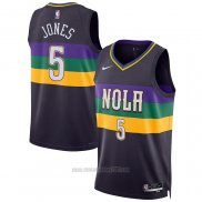 Camiseta New Orleans Pelicans Herbert Jones #5 Ciudad 2022-23 Violeta