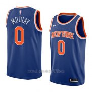 Camiseta New York Knicks Emmanuel Mudiay #0 Icon 2018 Azul