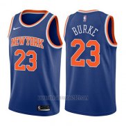 Camiseta New York Knicks Trey Burke #23 Icon 2017-18 Azul