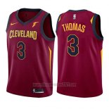 Camiseta Nino Cleveland Cavaliers Isaiah Thomas #3 Icon 2017-18 Rojo