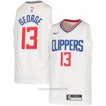 Camiseta Nino Los Angeles Clippers Paul George #2 Association 2020-21 Blanco