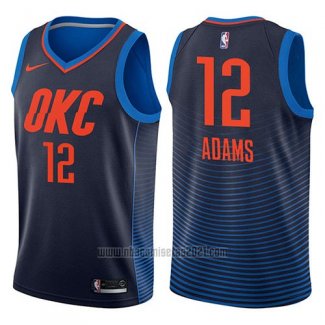 Camiseta Oklahoma City Thunder Steven Adams #12 Statement 2017-18 Azul