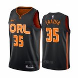 Camiseta Orlando Magic Melvin Frazier #35 Ciudad Edition Negro