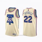 Camiseta Philadelphia 76ers Matisse Thybulle #22 Earned 2020-21 Crema