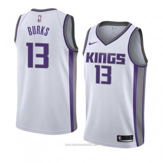 Camiseta Sacramento Kings Alec Burks #13 Association 2018 Blanco