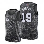 Camiseta San Antonio Spurs Luka Samanic #19 Ciudad 2019-20 Camuflaje