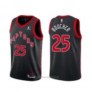 Camiseta Toronto Raptors Chris Boucher #25 Statement 2020-21 Negro