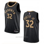 Camiseta Toronto Raptors Otto Porter JR. #32 Ciudad 2022-23 Negro