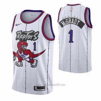 Camiseta Toronto Raptors Tracy Mcgrady #1 Classic Edition Blanco