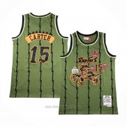 Camiseta Toronto Raptors Vince Carter #15 Mitchell & Ness 1998-99 Verde