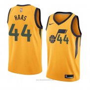 Camiseta Utah Jazz Isaac Haas #44 Statement 2018 Amarillo