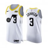 Camiseta Utah Jazz Stanley Johnson #3 Association Autentico 2022-23 Blanco