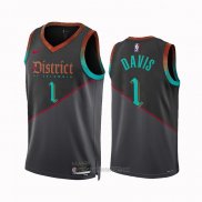 Camiseta Washington Wizards Johnny Davis #1 Ciudad 2023-24 Negro