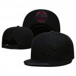 Gorra New York Knicks Black On Black 9FIFTY Snapback Negro