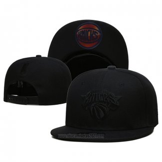 Gorra New York Knicks Black On Black 9FIFTY Snapback Negro