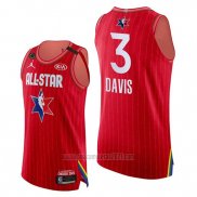 Camiseta All Star 2020 Western Conference Anthony Davis #3 Rojo
