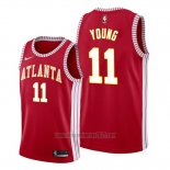 Camiseta Atlanta Hawks Trae Young #11 Classic Rojo