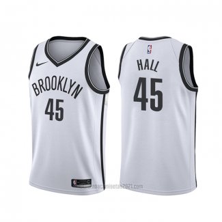 Camiseta Brooklyn Nets Donta Hall #45 Association 2020 Blanco