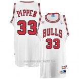 Camiseta Chicago Bulls Scottie Pippen #33 Retro Blanco