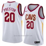 Camiseta Cleveland Cavaliers Billy Preston #20 Association 2018 Blanco