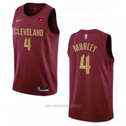 Camiseta Cleveland Cavaliers Evan Mobley #4 Icon 2022-23 Rojo