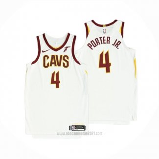 Camiseta Cleveland Cavaliers Kevin Porter Jr. #4 Earned 2019-20 Azul