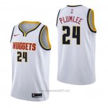 Camiseta Denver Nuggets Mason Plumlee #24 Association Blanco