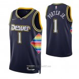 Camiseta Denver Nuggets Michael Porter JR. #1 Ciudad 2021-22 Azul