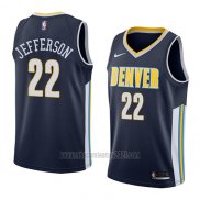 Camiseta Denver Nuggets Richard Jefferson #22 Icon 2018 Azul