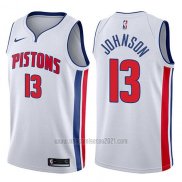 Camiseta Detroit Pistons Brice Johnson #13 Association 2017-18 Blanco