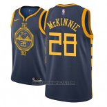 Camiseta Golden State Warriors Alfonzo Mckinnie #28 Ciudad 2018-19 Azul